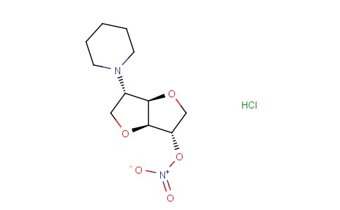 L-IDITOL, 1,4:3,6-DIANHYDRO-2-DEOXY-2-(1-PIPERIDINYL)-, 5-NITRATE, MON OHYDROCHLORIDE